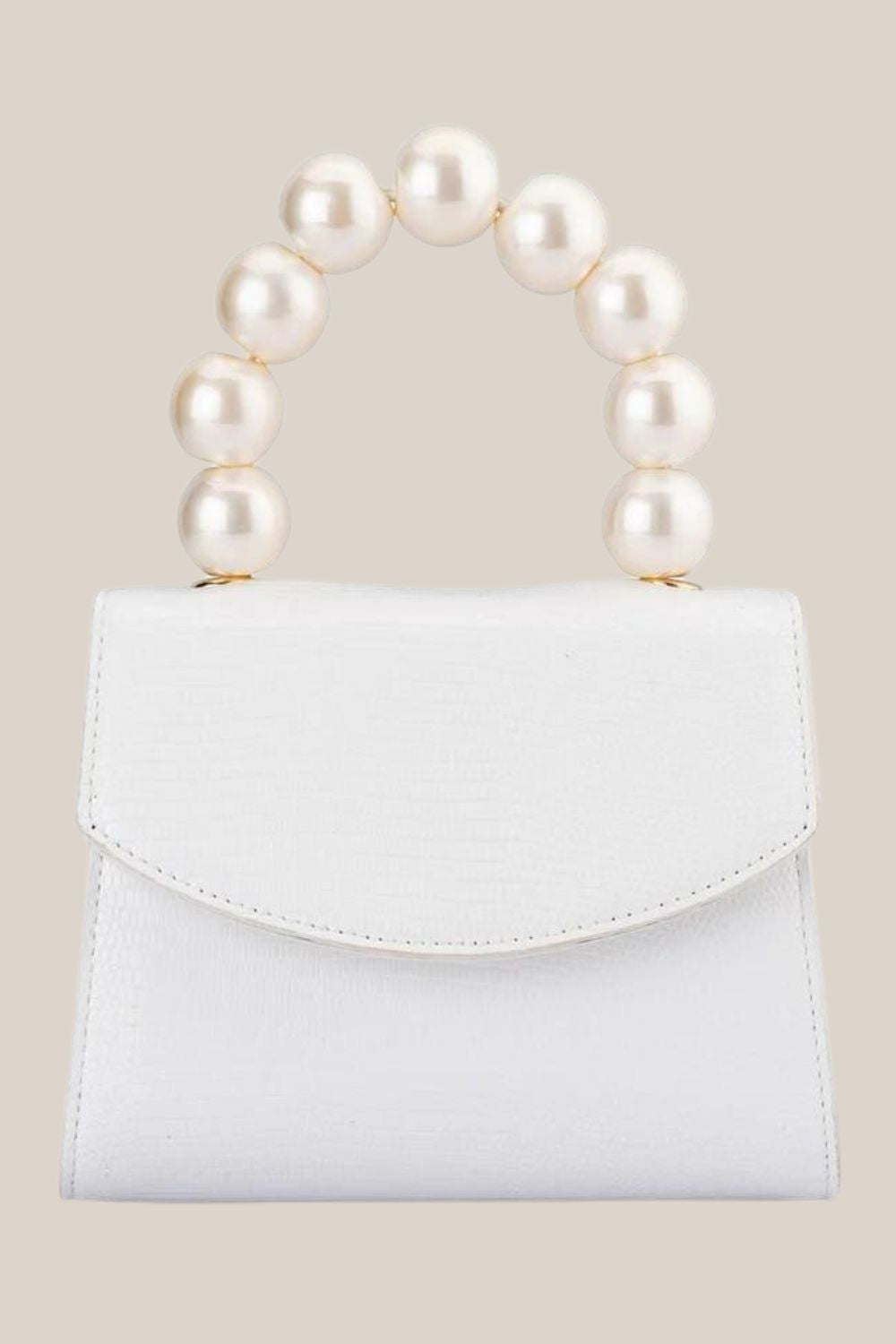 Olga Berg Peta Pearl Handle Bag