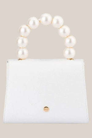 Olga Berg Peta Pearl Handle Bag