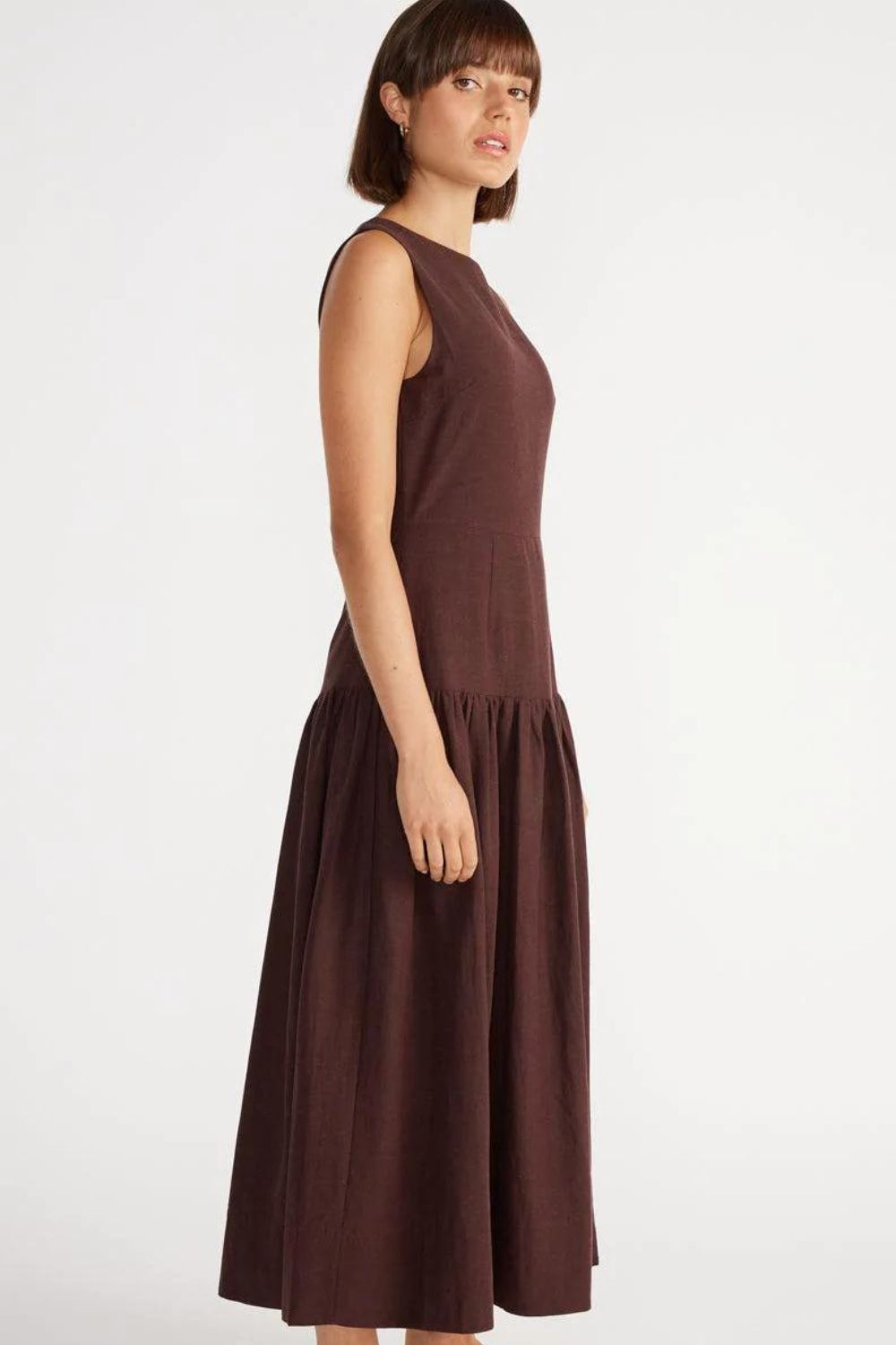 Staple The Label Coco Linen Midi Dress