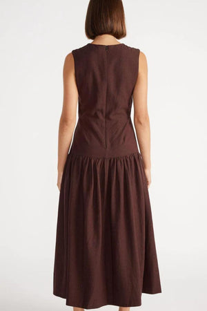 Staple The Label Coco Linen Midi Dress