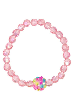 Pink Poppy Bubble Gum Necklace & Bracelet Set