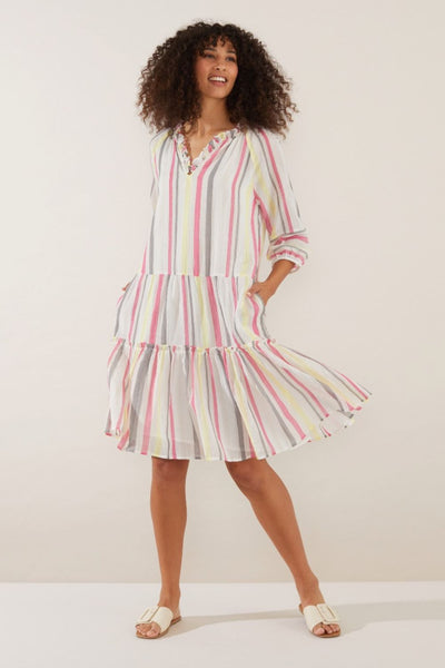 Yarra Trail Vivid Stripe Dress