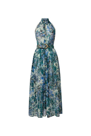 Sofia Irina Maxi Halter Dress