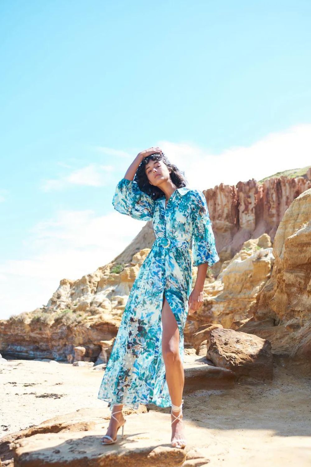 Sofia Irina Maxi Shirt Dress