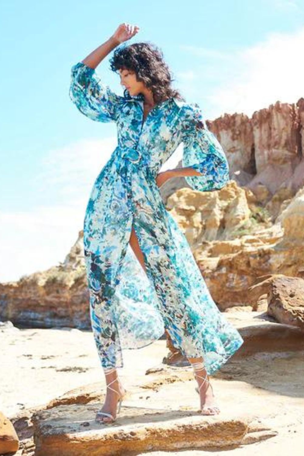 Sofia Irina Maxi Shirt Dress