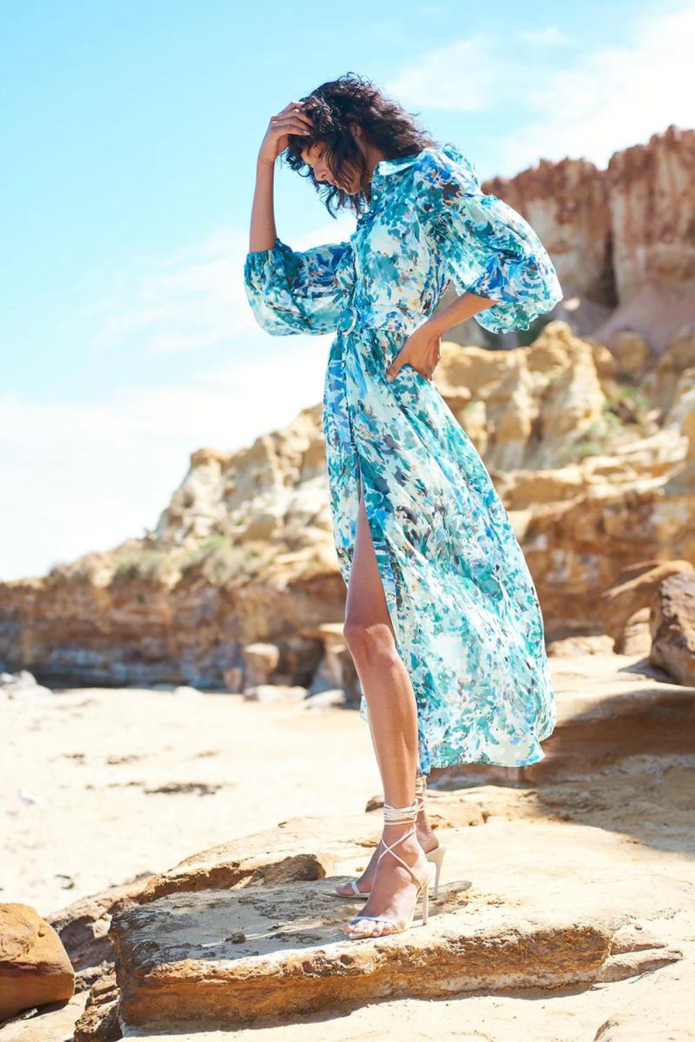 Sofia Irina Maxi Shirt Dress