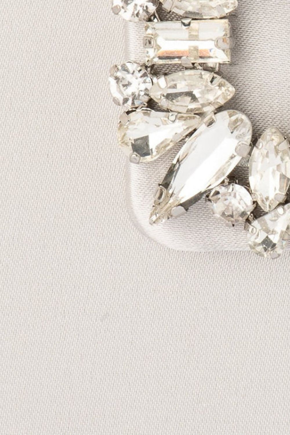 Olga Berg Emmy Crystal Trim Clutch