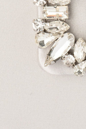 Olga Berg Emmy Crystal Trim Clutch