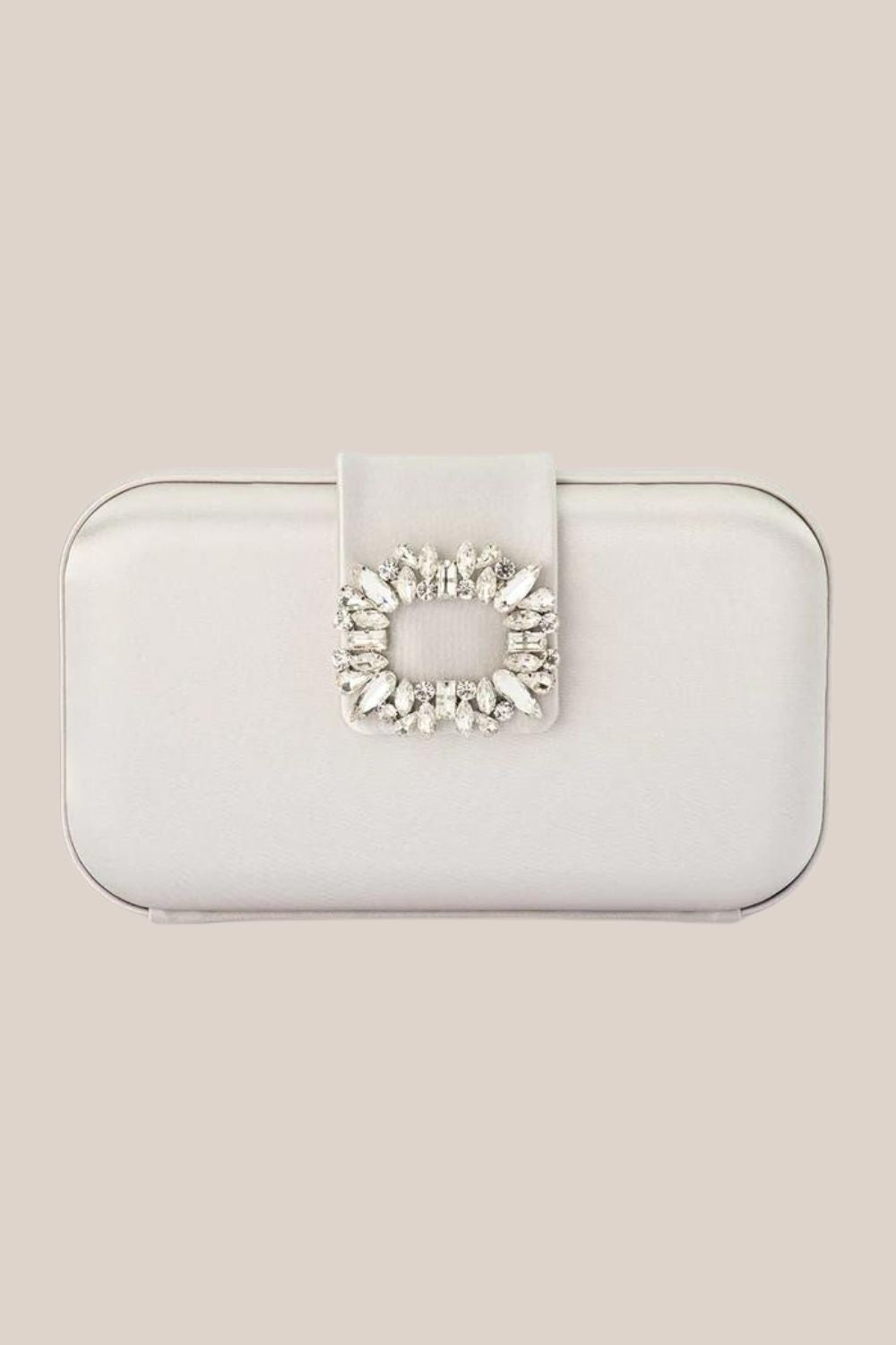 Olga Berg Emmy Crystal Trim Clutch