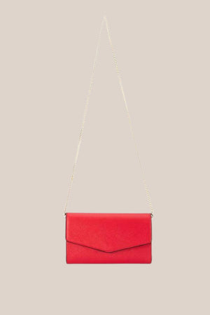 Olga Berg Nic Envelope Clutch with Hardware Trim