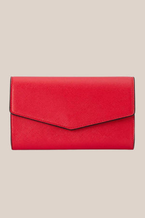 Olga Berg Nic Envelope Clutch with Hardware Trim