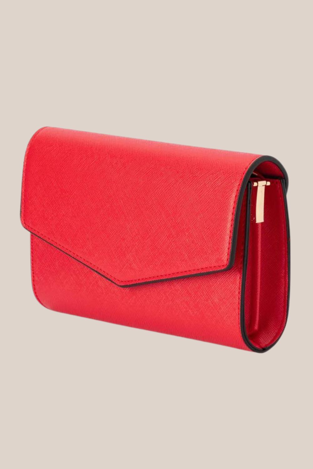 Olga Berg Nic Envelope Clutch with Hardware Trim