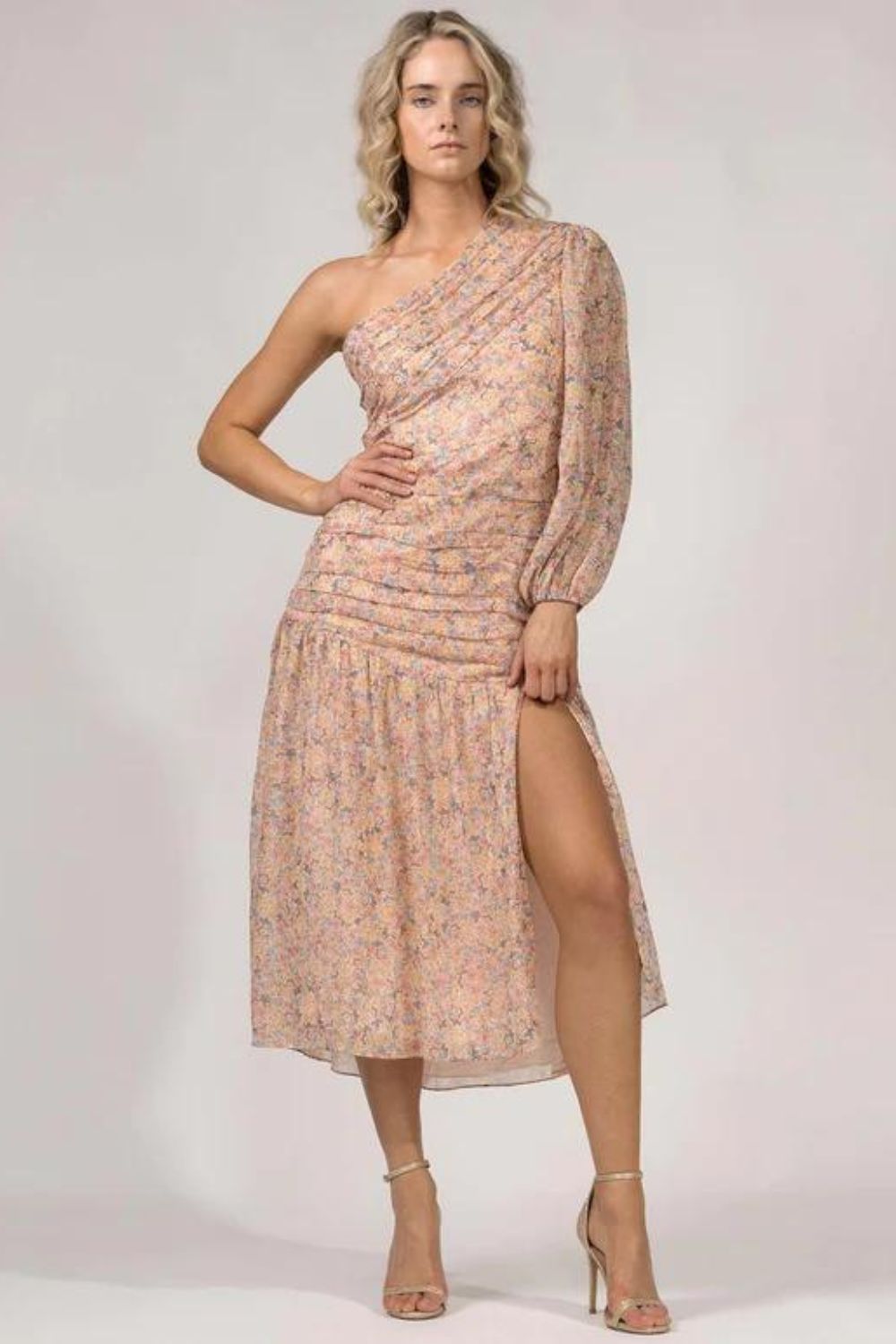 Three Of Something Postcard Maisie Midi Dress