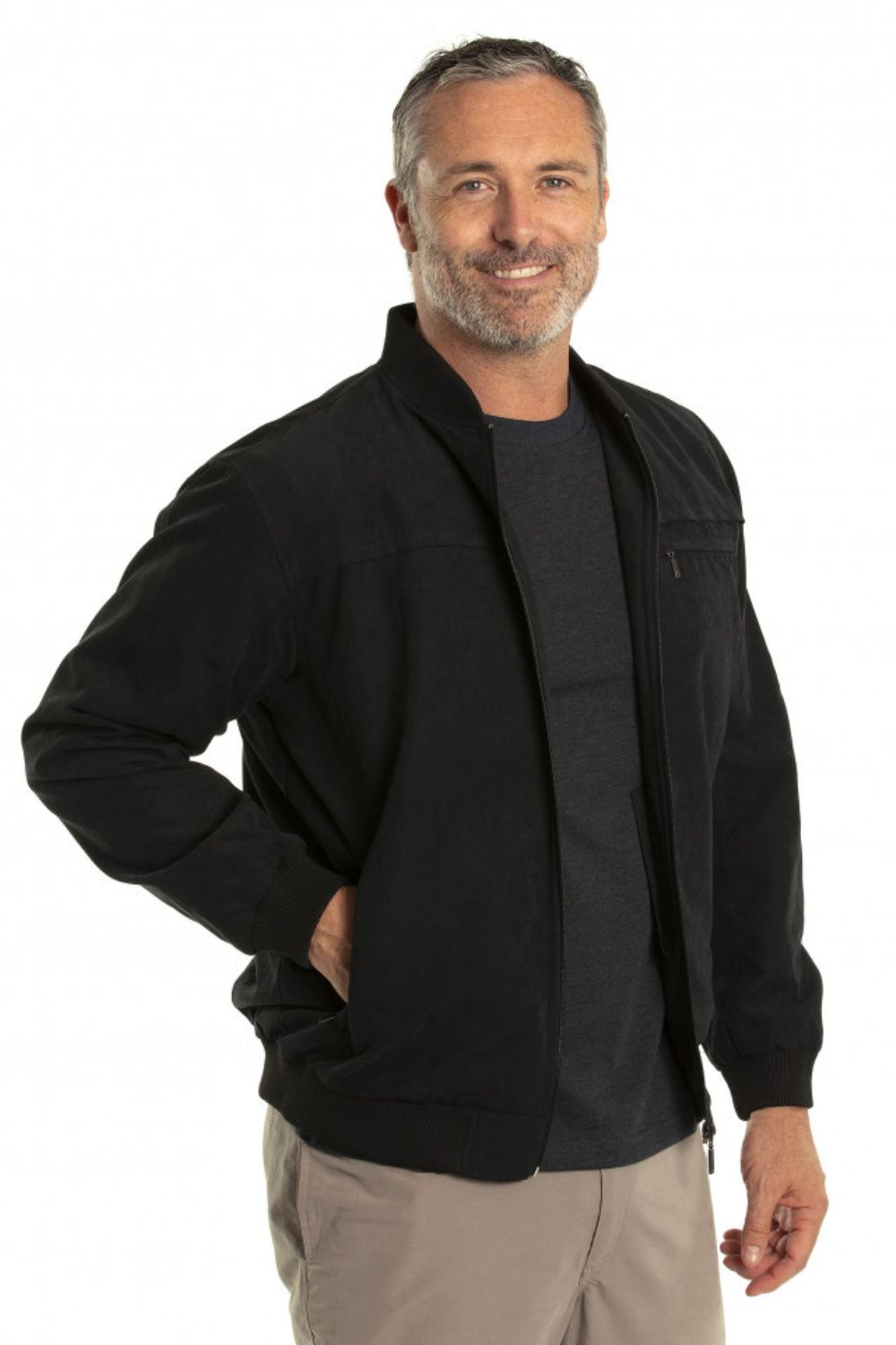 Breakaway Microfibre Bomber Jacket