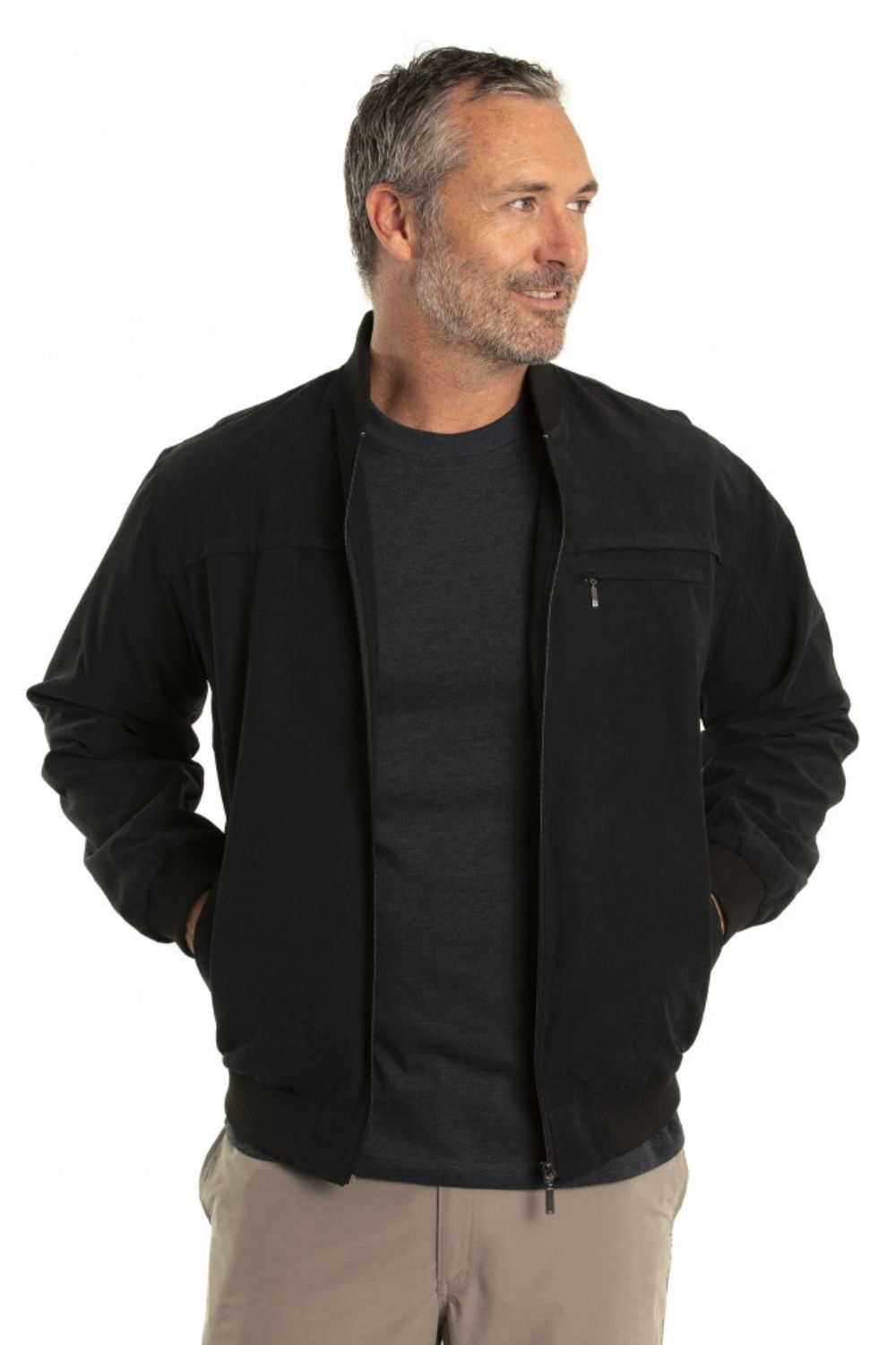 Breakaway Microfibre Bomber Jacket