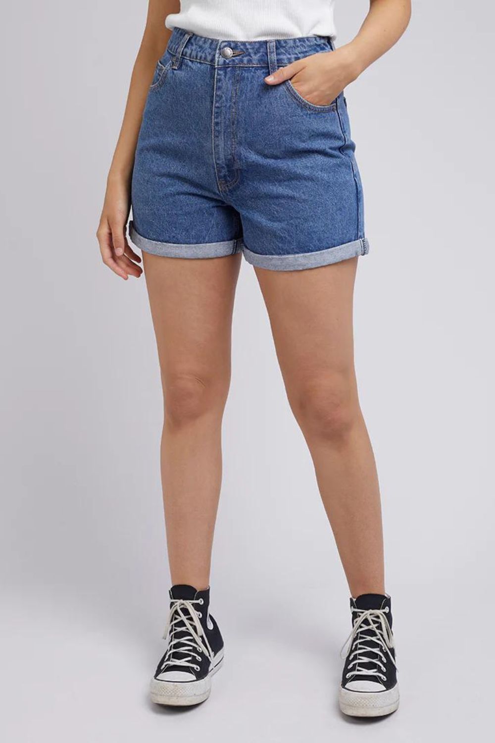 All About Eve Morgan Mom Denim Short