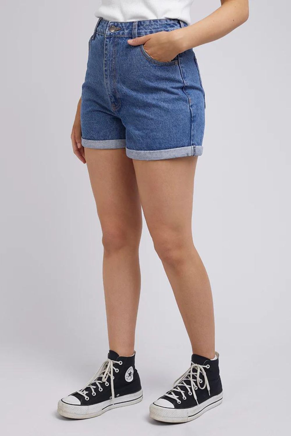 All About Eve Morgan Mom Denim Short