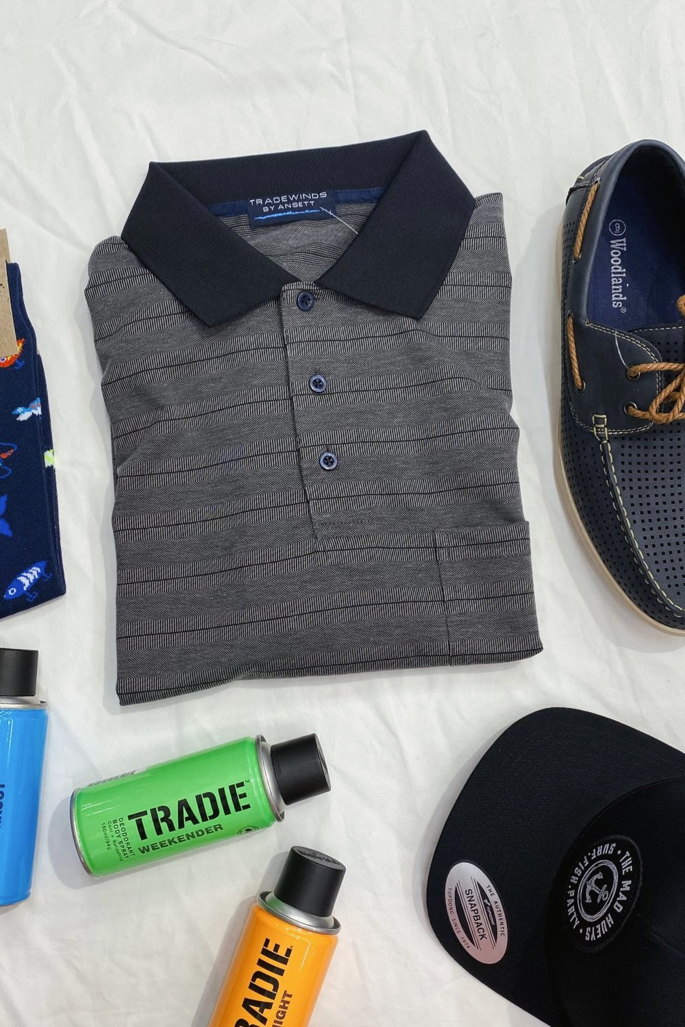 Tradewinds Jacquard Stripe Polo