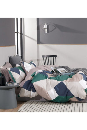 Ardor Finn Quilt Cover Set - Single