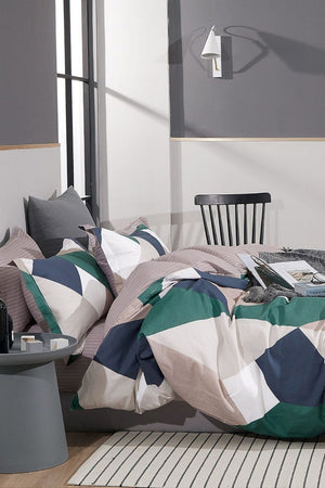 Ardor Finn Quilt Cover Set - Single