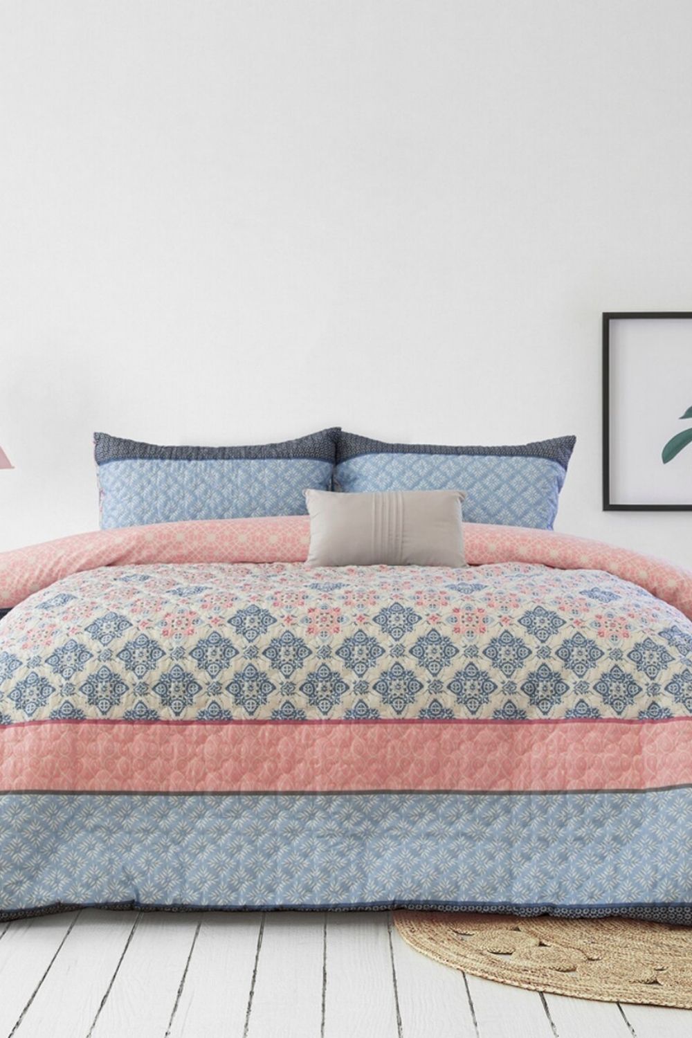 Ardor Boudoir Tribeca Embossed Quilt Cover Set - Single