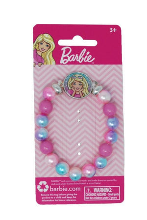 Pink Poppy Barbie Button Bracelet