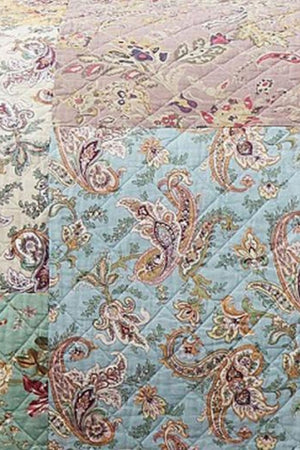Classic Quilts Dramatic Floral Quilt - Queen