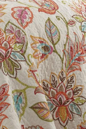 Classic Quilts Sophia Floral Quilt - Queen