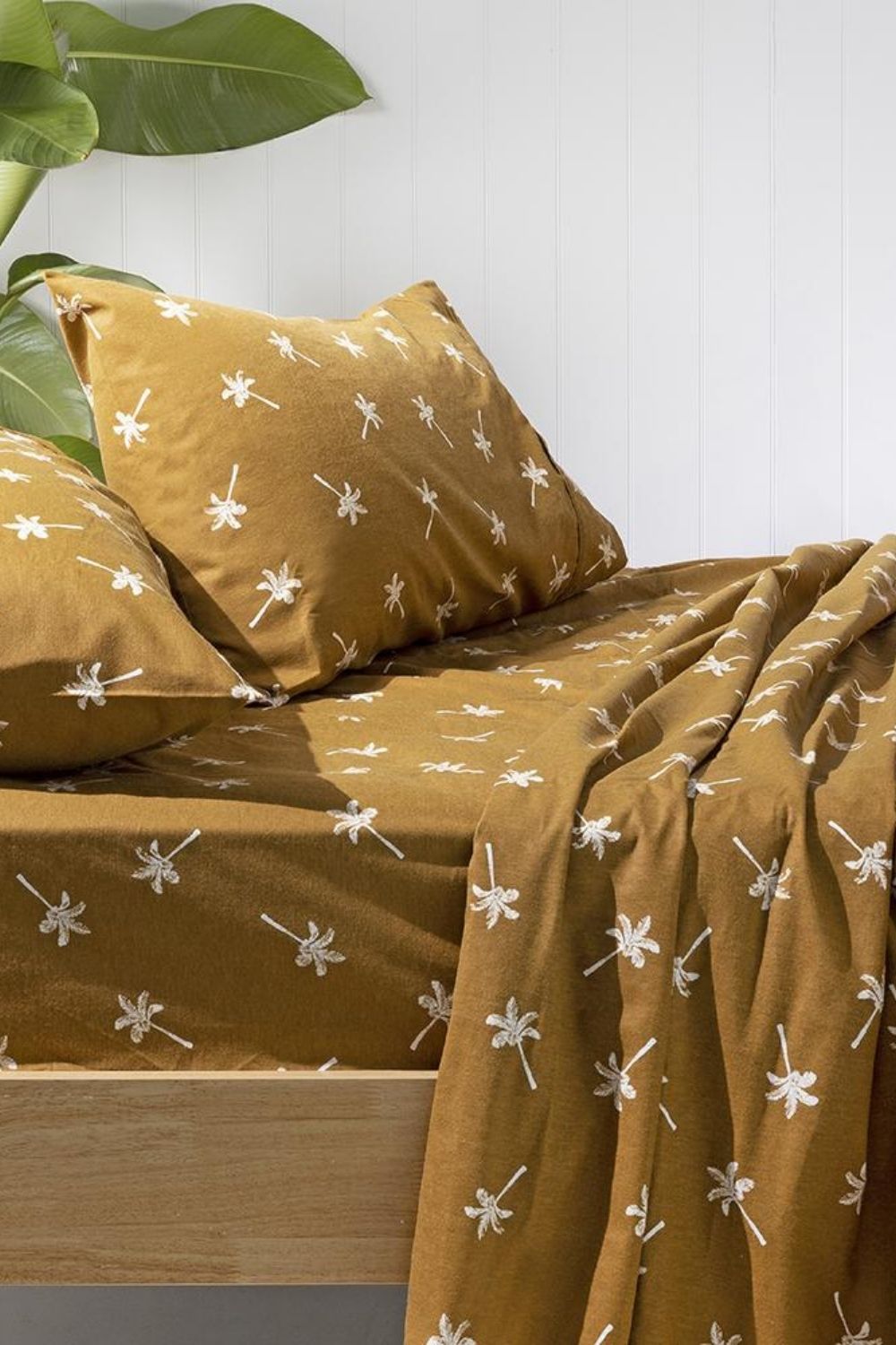 Bambury Cocos Flannelette Sheet Set - Double