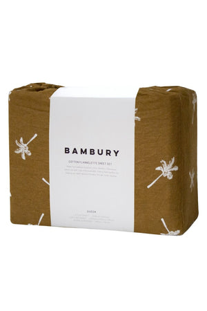 Bambury Cocos Flannelette Sheet Set - Double