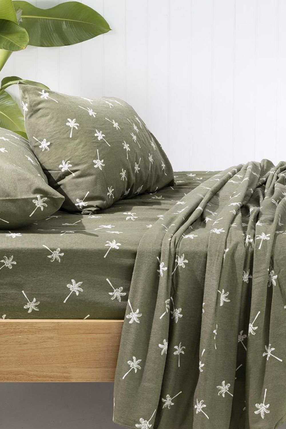 Bambury Cocos Flannelette Sheet Set - Queen