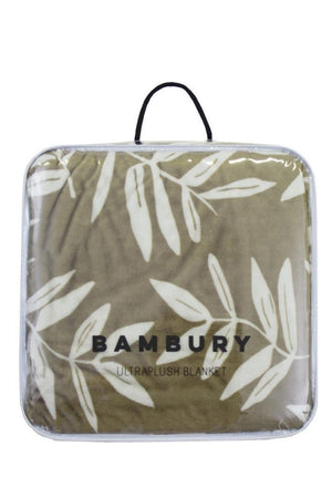 Bambury Hakea Ultraplush Blanket - Double/Queen