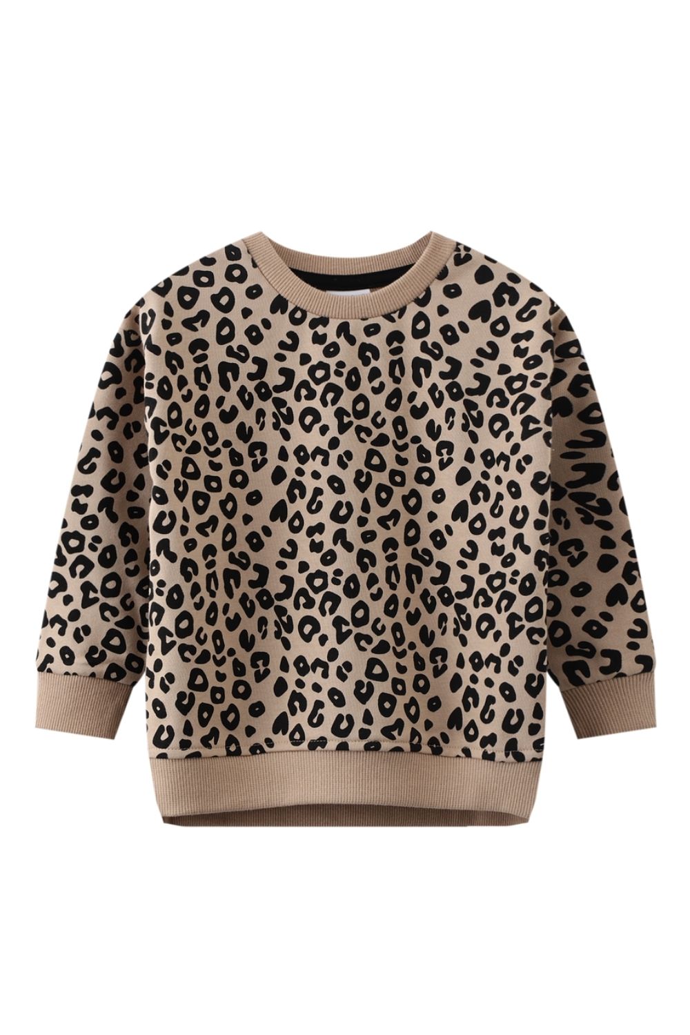 Cracked Soda Bella Leopard Crew