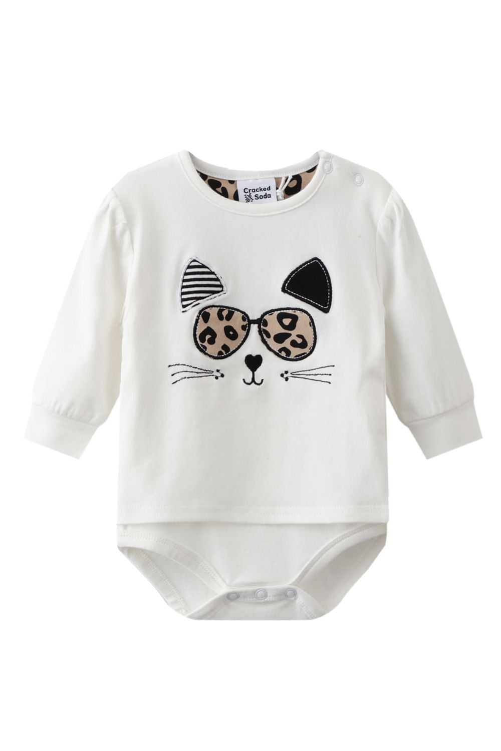 Cracked Soda Bella Leopard Bodysuit