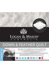 Logan & Mason Duck Down Feather Quilt 25/75- Queen