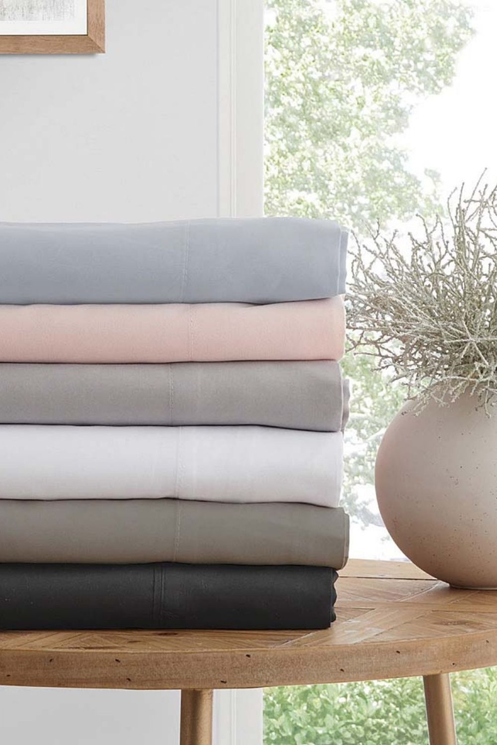 Logan & Mason 300TC Cotton Percale Combo Sheet Set- King