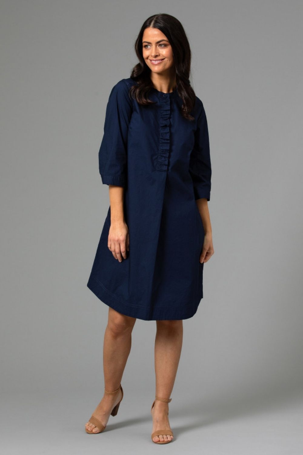 Yarra Trail Frill Placket Dress
