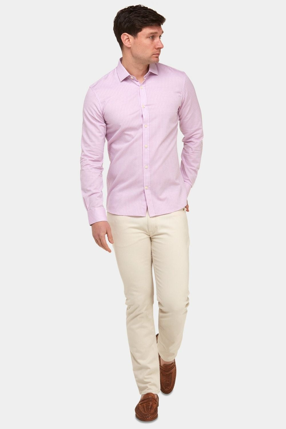 Brooksfield Luxe Check Shirt