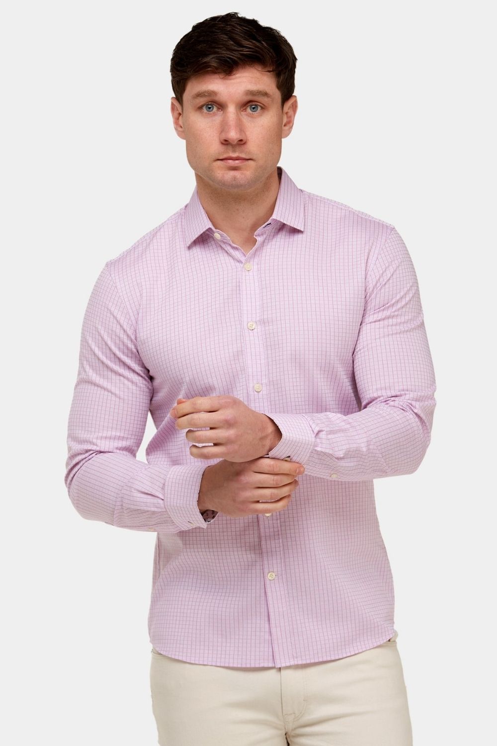 Brooksfield Luxe Check Shirt