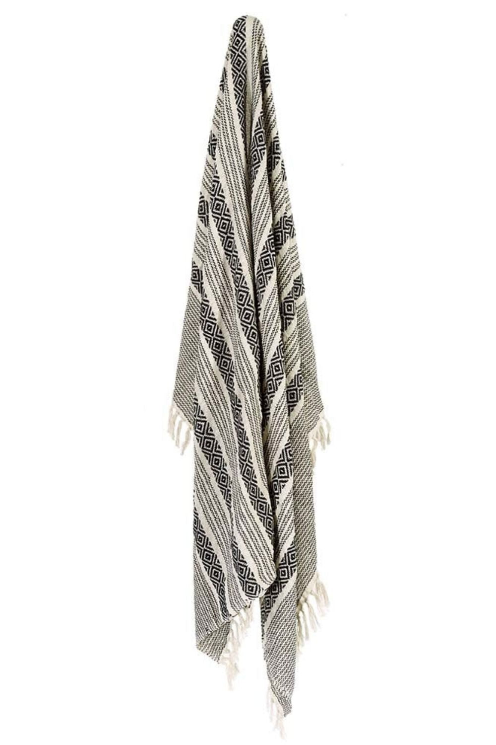 Classic Quilts Striped Cotton Throw