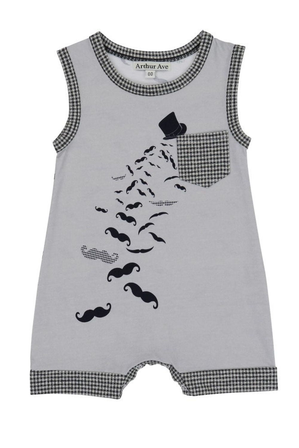 Arthur Ave Moustache Onesie