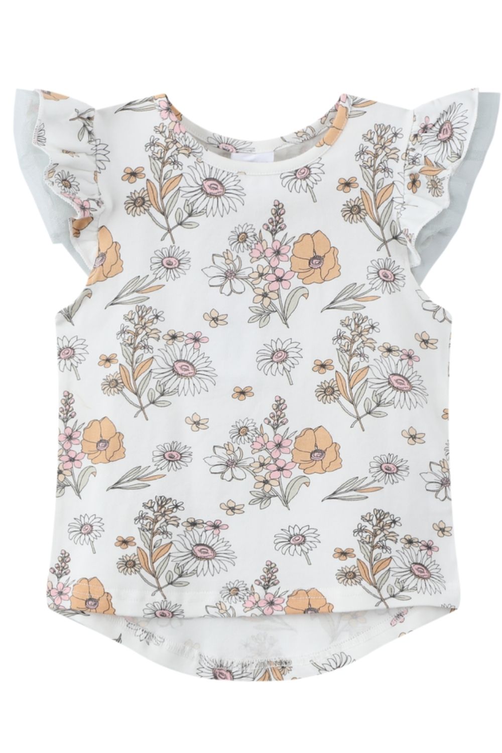 Cracked Soda Lemanek Floral Top