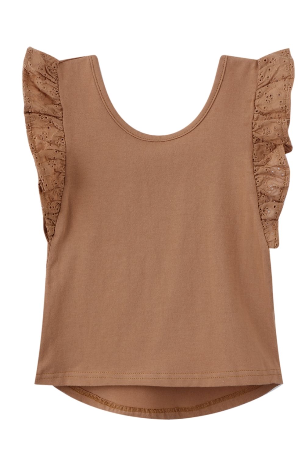 Cracked Soda Lacey Frill Top