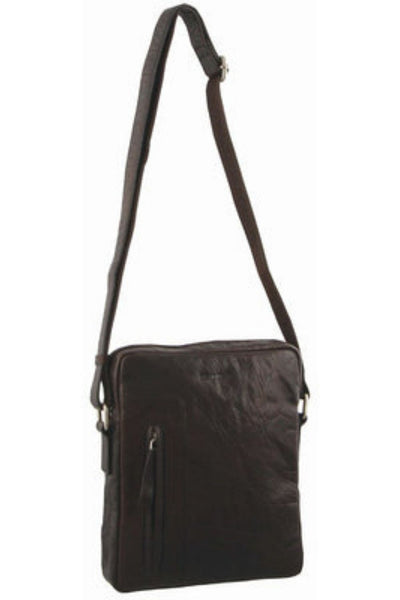 Pierre Cardin Rustic Leather Crossbody Bag