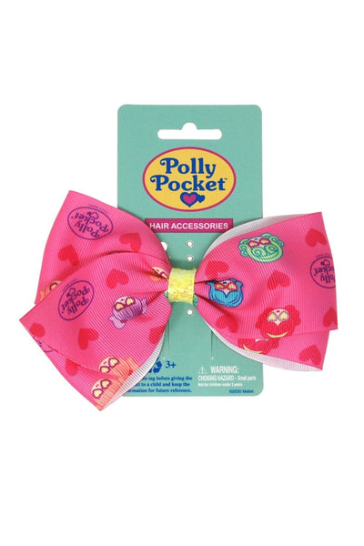 Pink Poppy Polly Pocket Jumbo Bow