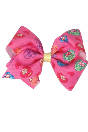 Pink Poppy Polly Pocket Jumbo Bow