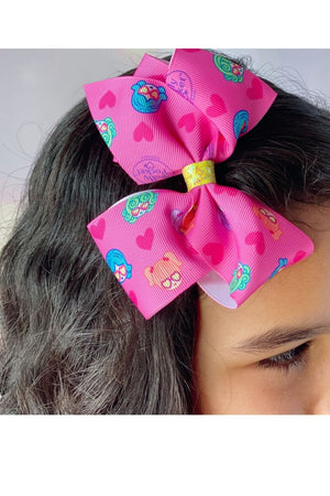 Pink Poppy Polly Pocket Jumbo Bow