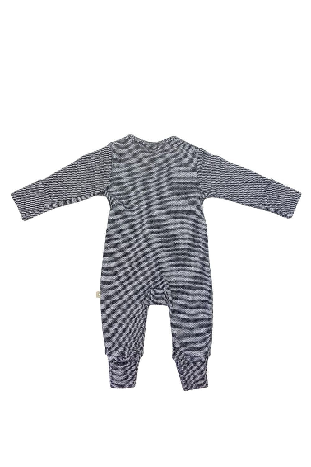 Tiny Twig Diamond Stripe L/S Zipsuit