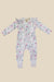 Tiny Twig Floral Frill L/S Zipsuit