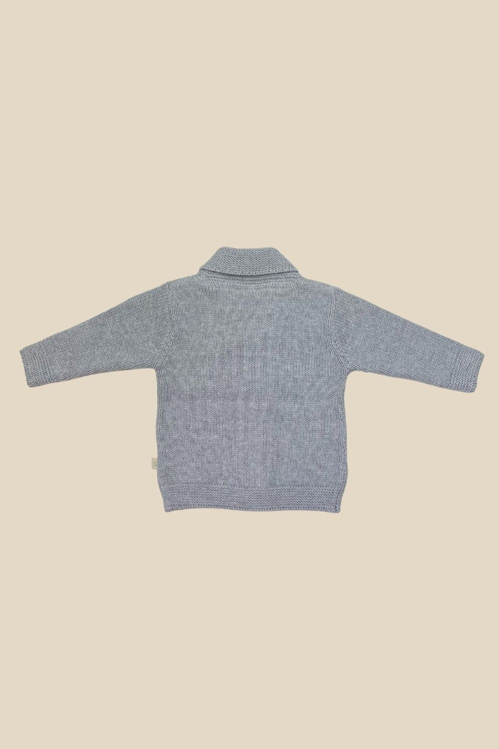 Tiny Twig Grey Boys Knitted Cardigan